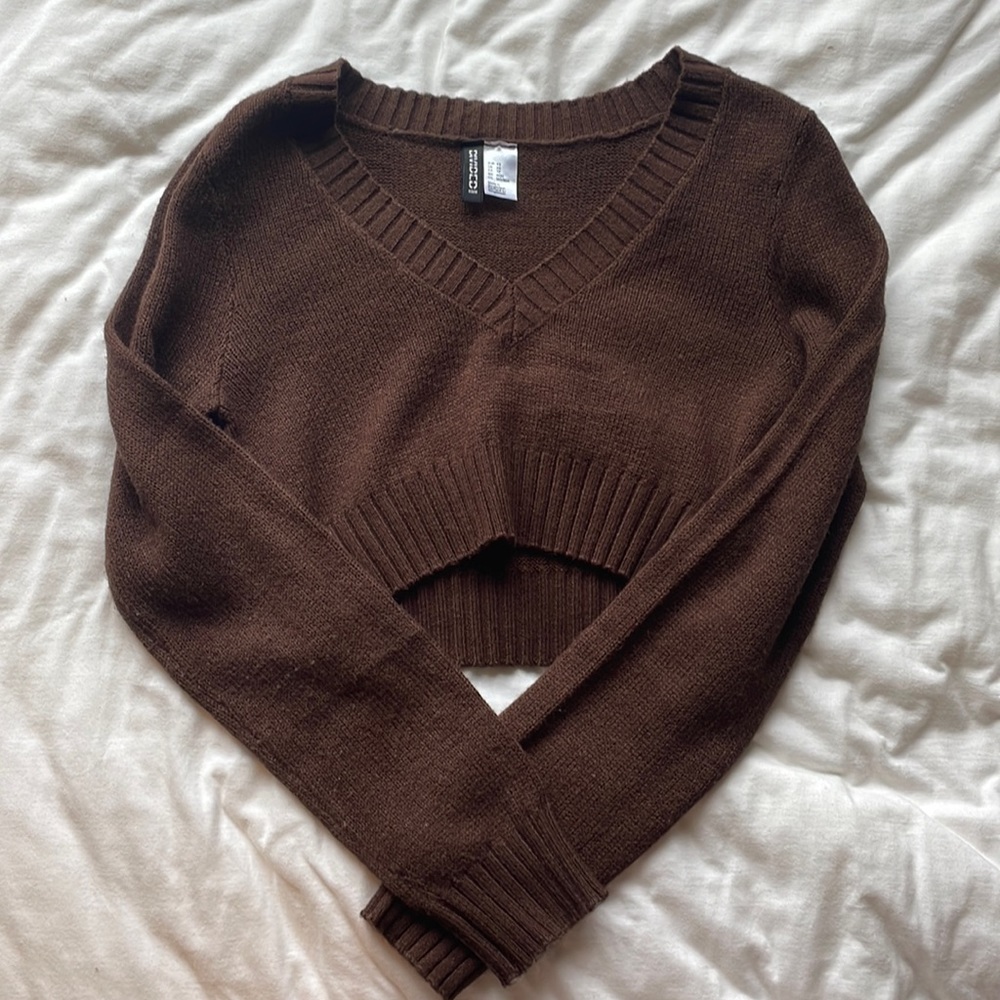cute h and m cropped sweater